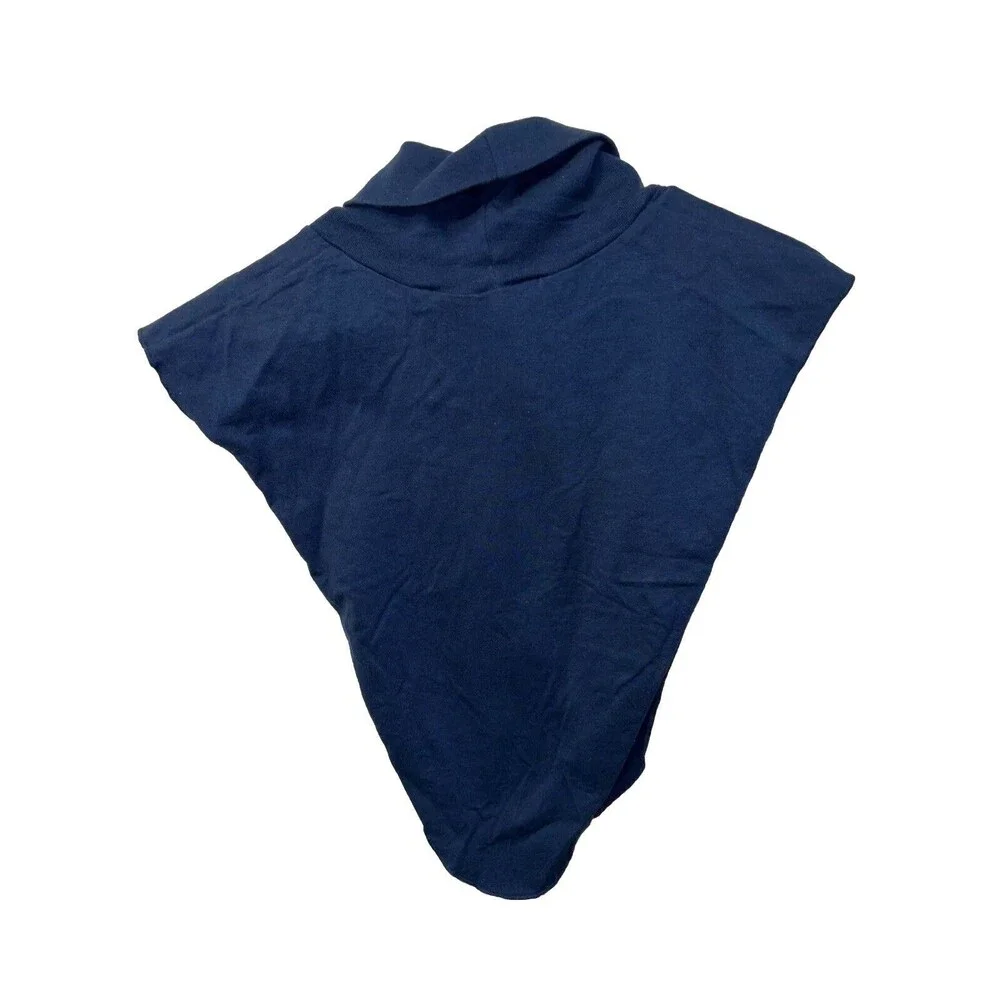 Fitting Image Mock Neck Dickies Neck Warmer One Size Fits Most Cotton Blue NEW
